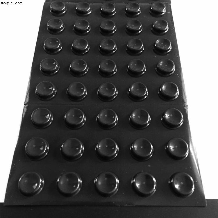 3M SJ5001 胶垫黑色 正方形脚垫，3M正品